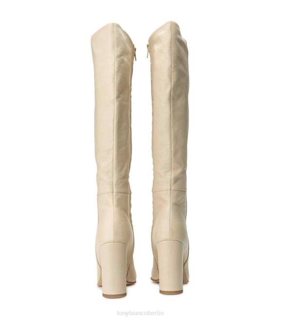 kniehohe Stiefel| de Tony Bianco Frauen Bellez-Kalbsstiefel Vanille Venedig 4624444